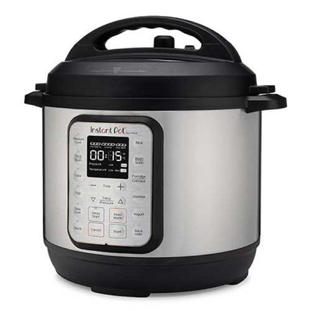 Instant Pot Duo Plus Stainless Steel Pressure Cooker 8 qt Black/Silver 113-0054-01
